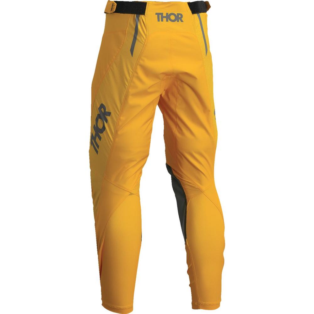 Thor Pulse Mono Trouser Grey / Yellow - FREE UK Shipping, FREE 365 Day Returns | Moto Central