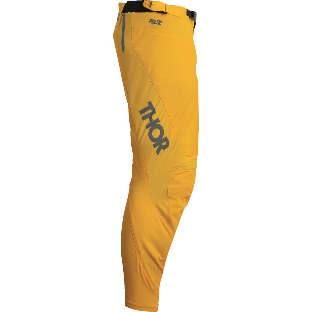 Thor Pulse Mono Trouser Grey / Yellow - FREE UK Shipping, FREE 365 Day Returns | Moto Central