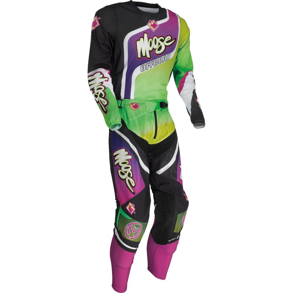 Moose Racing Sahara Trouser Purple / Green