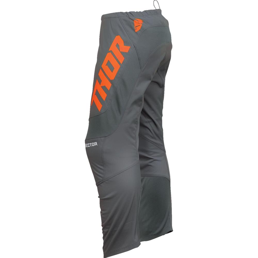 Thor Sector Checker Trouser Charcoal / Orange - FREE UK Shipping, FREE 365 Day Returns | Moto Central