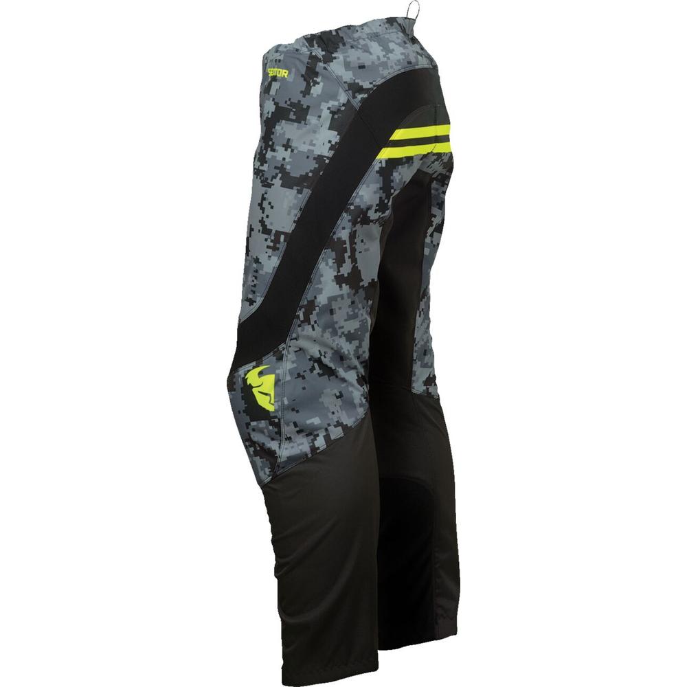 Thor Sector DIGI Trouser Black / Camo - FREE UK Shipping, FREE 365 Day Returns | Moto Central