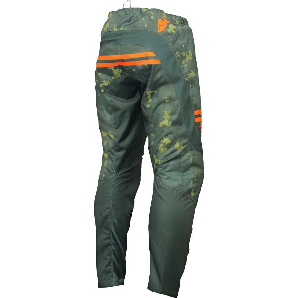 Thor Sector DIGI Trouser Green / Camo - FREE UK Shipping, FREE 365 Day Returns | Moto Central