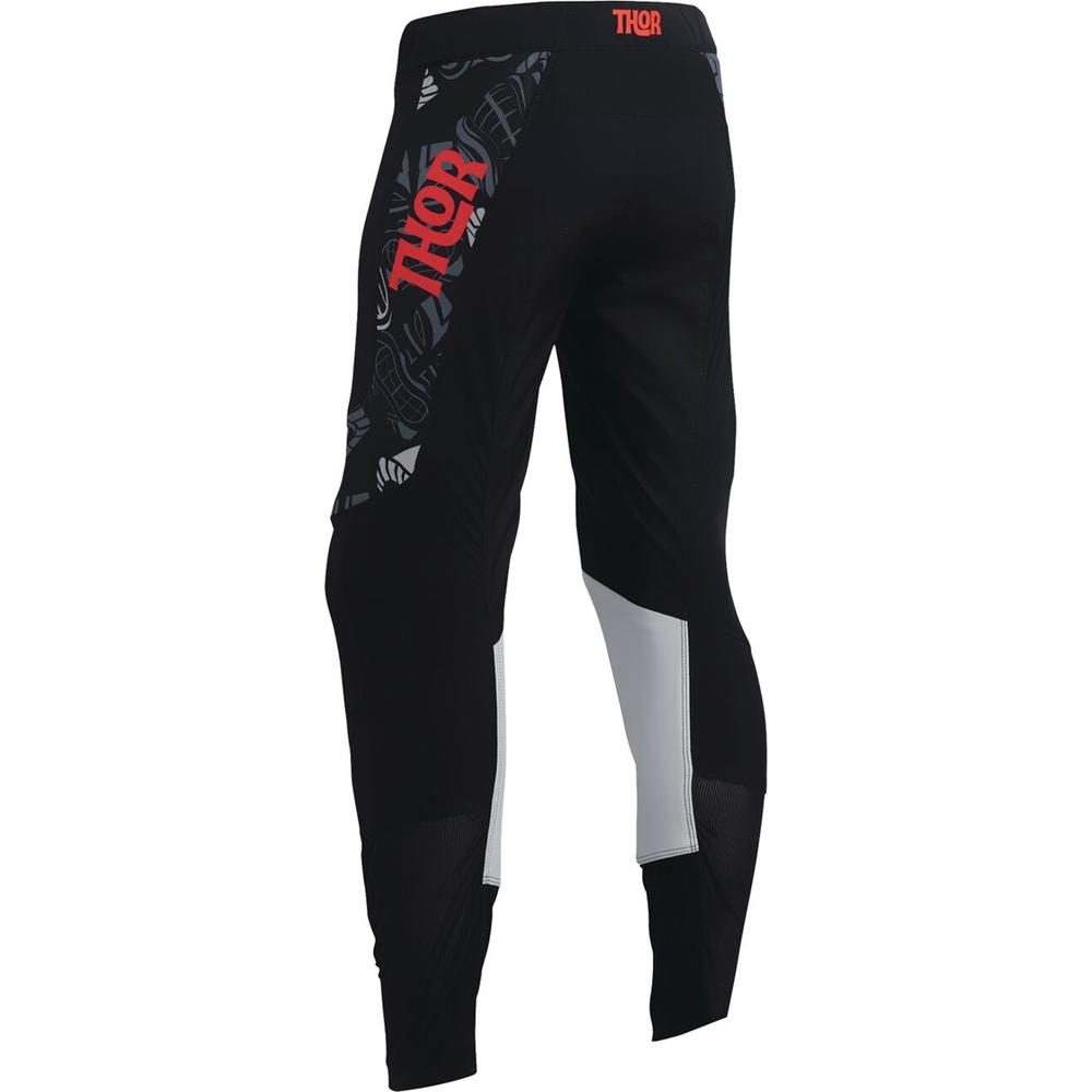 Thor Prime Aloha Trouser Black / Grey - FREE UK Shipping, FREE 365 Day Returns | Moto Central