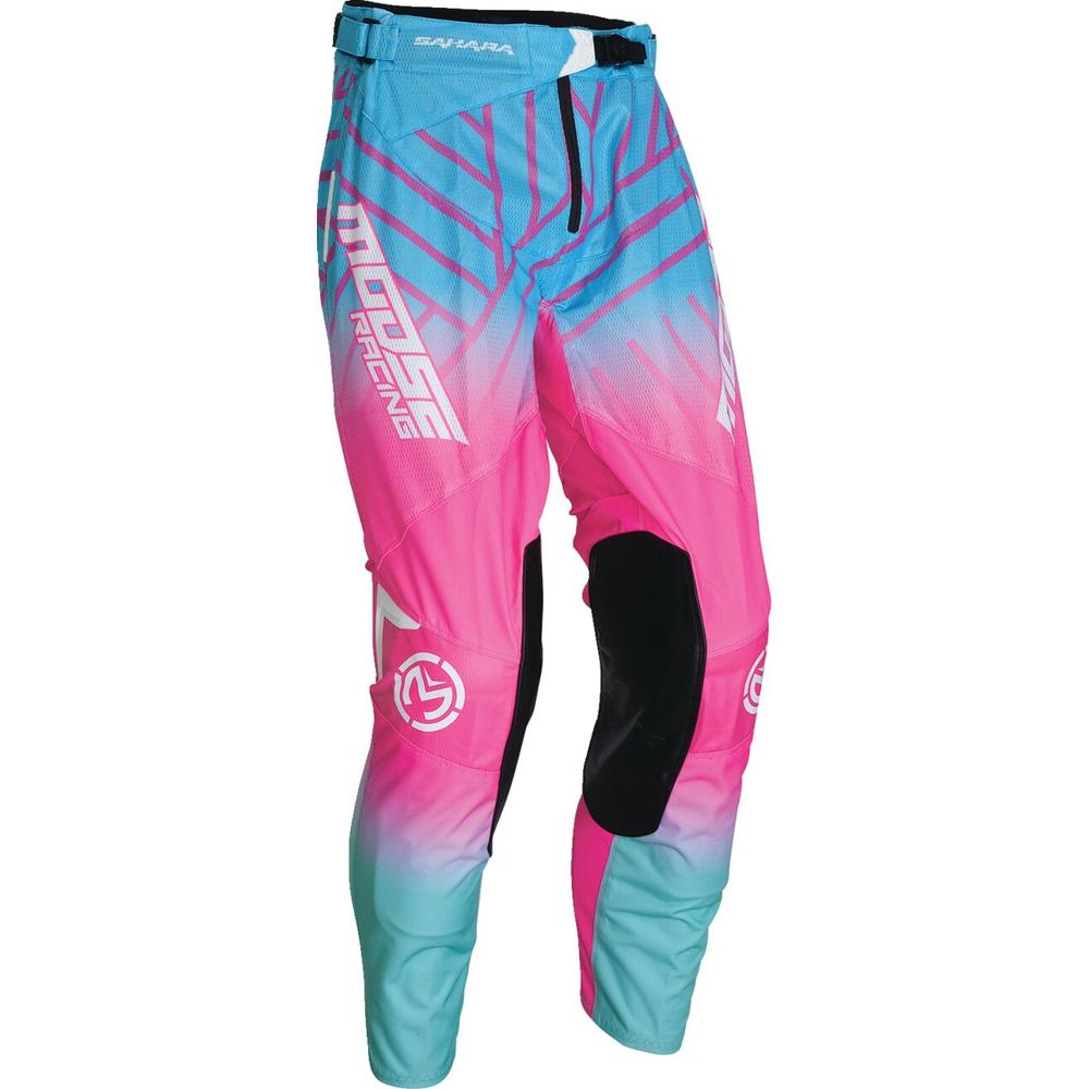 Moose Racing Sahara Trouser Pink / Blue / White