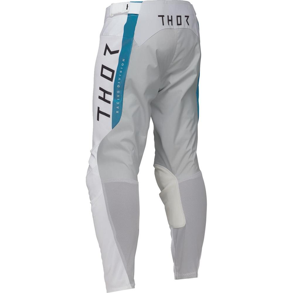 Thor Launchmode Vented Raid Trouser White / Grey - FREE UK Shipping, FREE 365 Day Returns | Moto Central