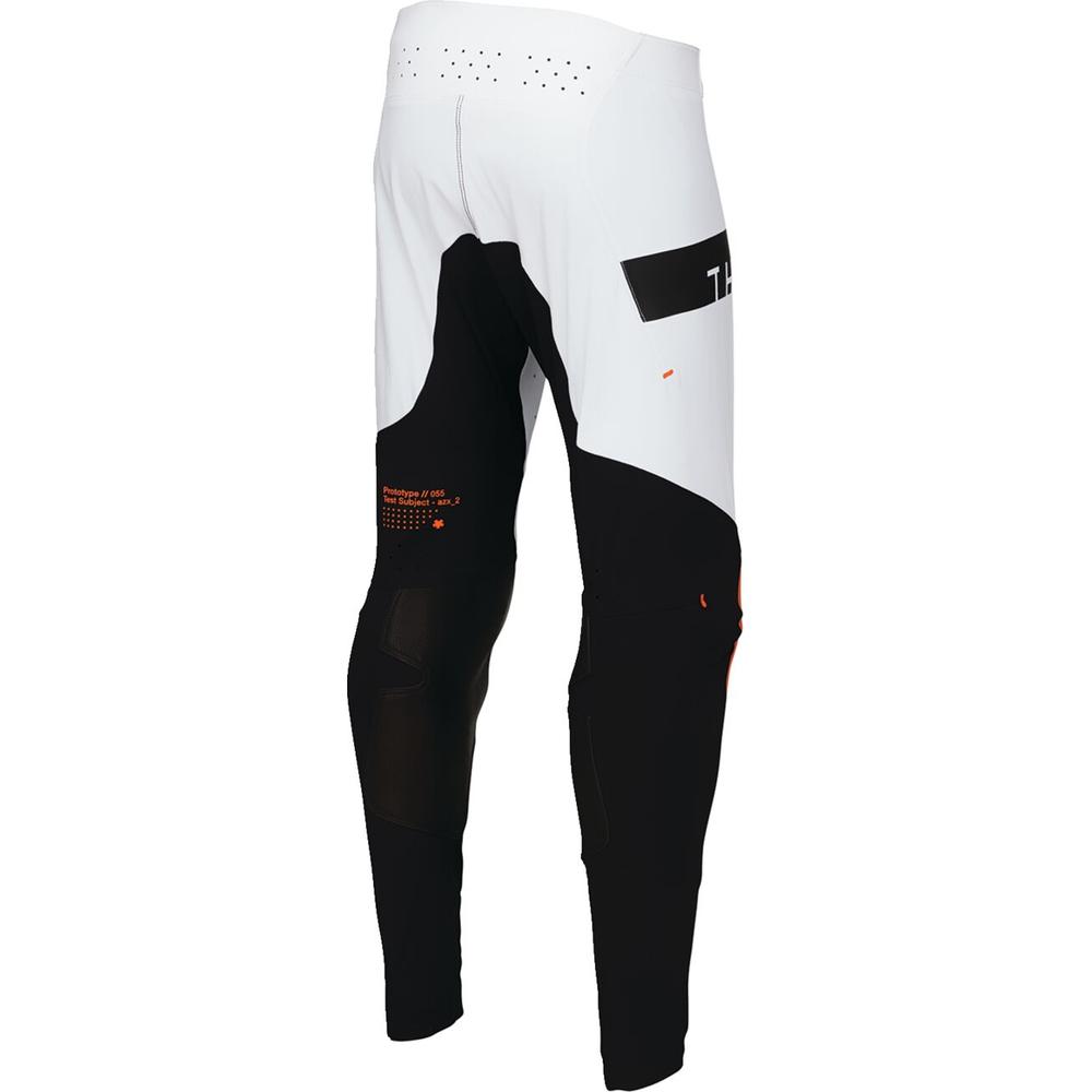 Thor Sportmode Rogue Trouser White / Orange  - FREE UK Delivery - Moto Central