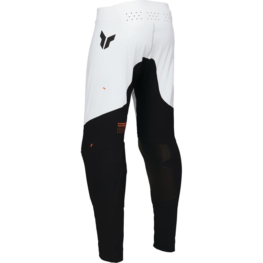 Thor Sportmode Rogue Trouser White / Orange  - FREE UK Shipping, FREE 365 Day Returns | Moto Central