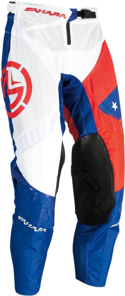 Moose Racing Sahara Textile Trouser Red / White / Blue