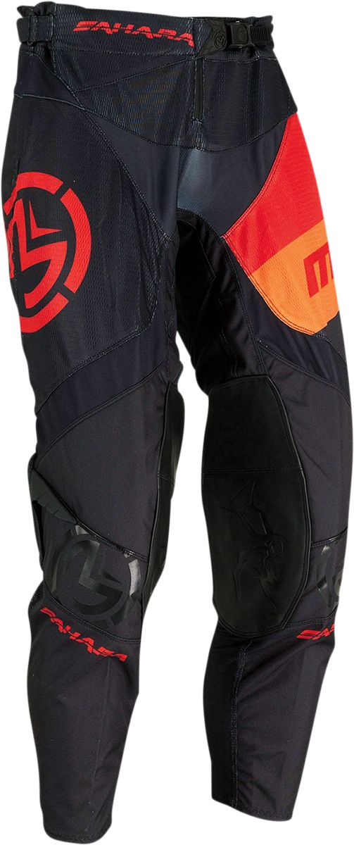 Moose Racing Sahara Textile Trouser Black / Orange / Red