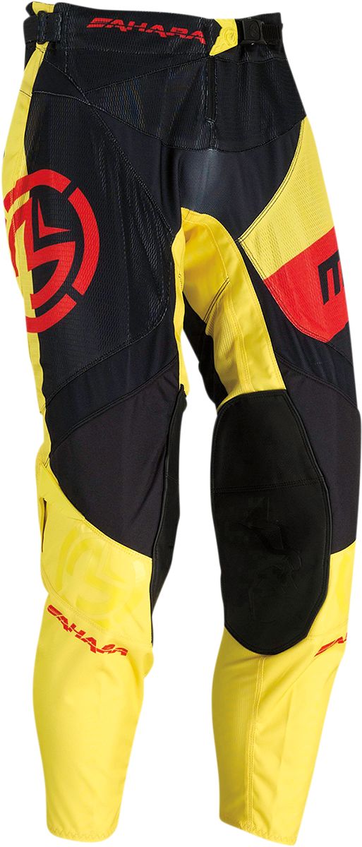 Moose Racing Sahara Textile Trouser Black / Yellow / Red