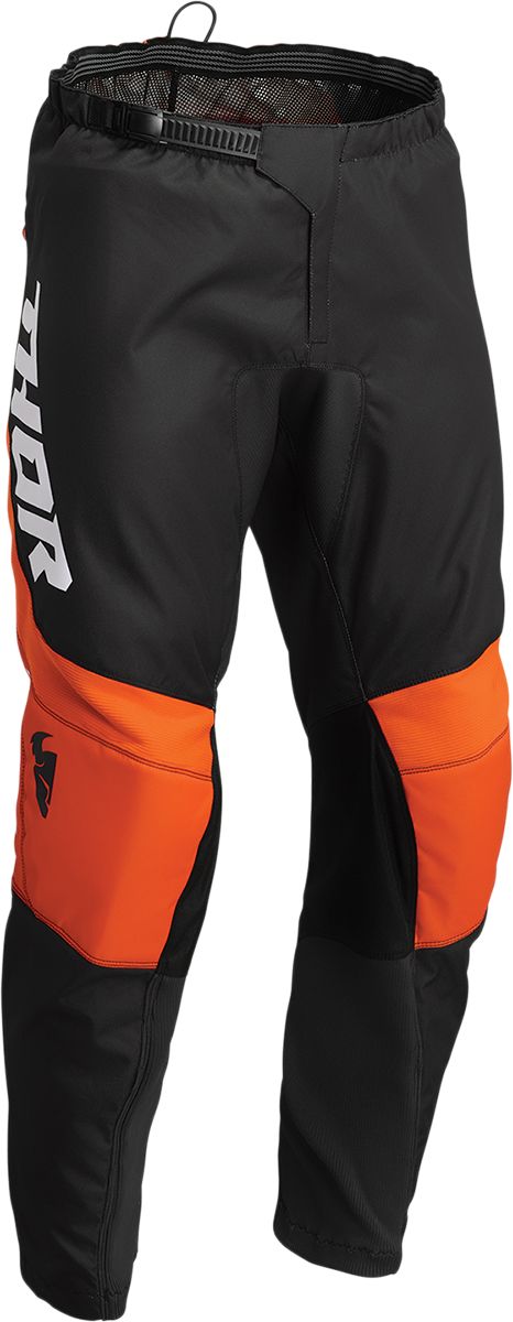 Thor Sector Chev Textile Trouser Charcoal / Red / Orange