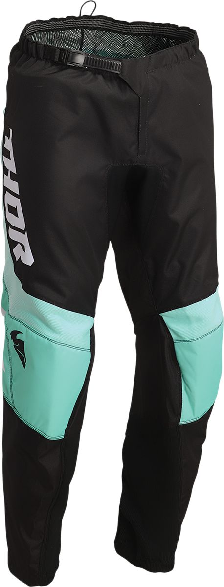 Thor Sector Chev Textile Trouser Black / Mint