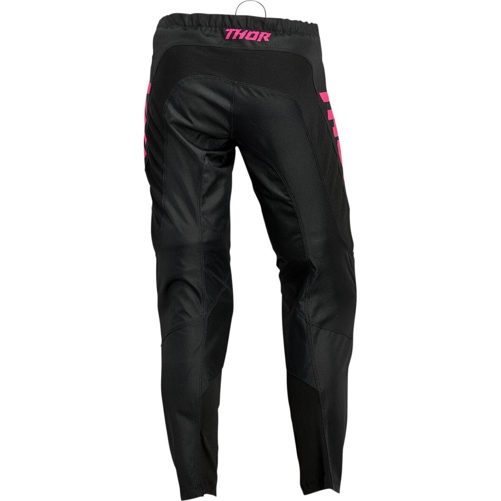 Thor Sector Minimal Ladies Trouser Black / Pink - FREE UK Shipping, FREE 365 Day Returns | Moto Central