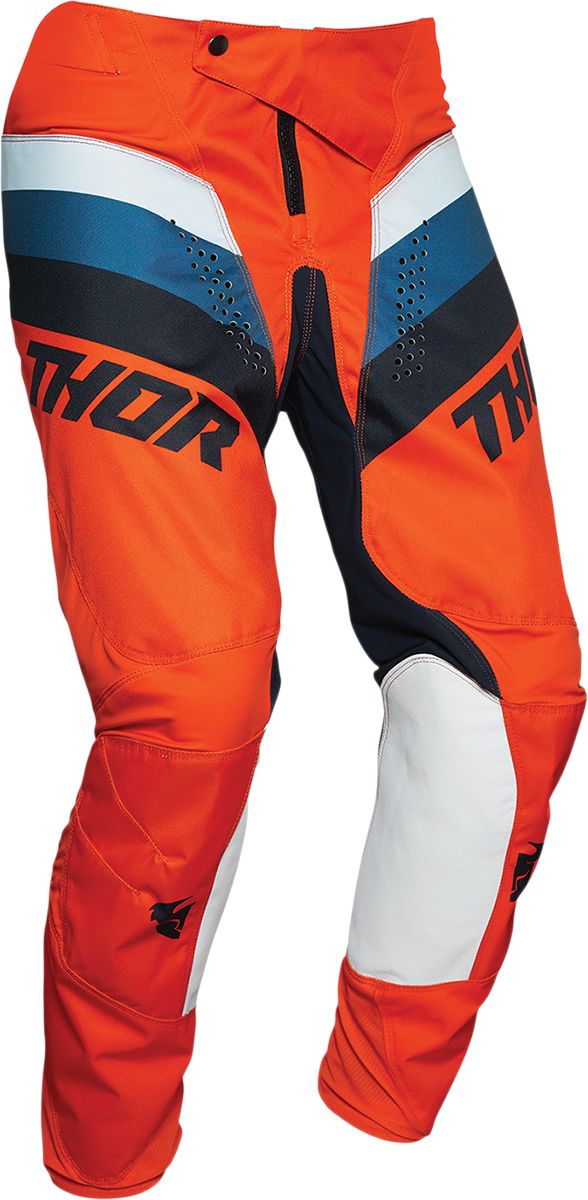 Thor Pulse Racer Youth Textile Trouser Orange / Midnight