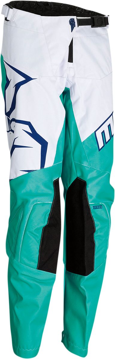 Moose Racing Qualifier Youth Textile Trouser Mint Blue / White / Navy