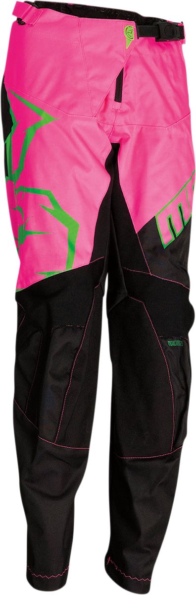 Moose Racing Qualifier Youth Textile Trouser Black / Pink / Green