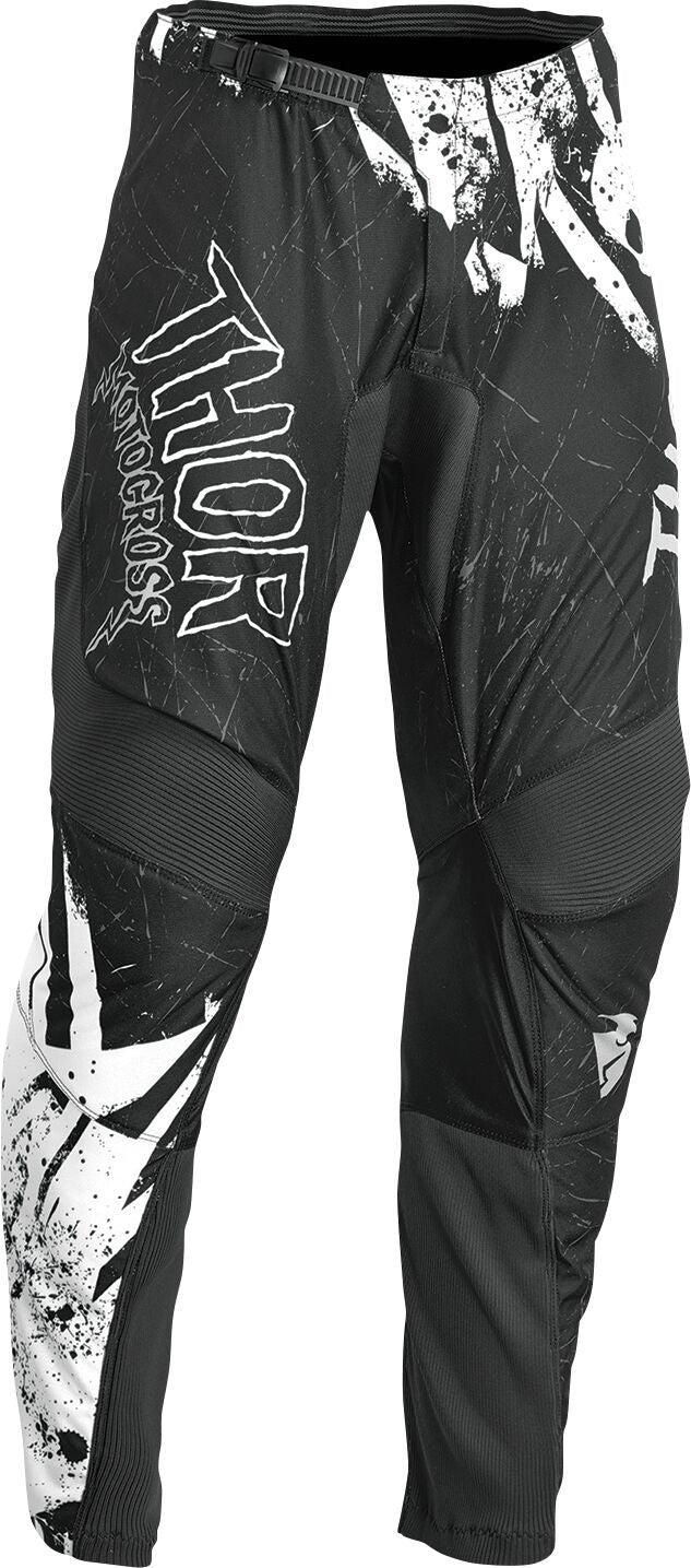 Thor Sector Gnar Youth Trouser Black / White