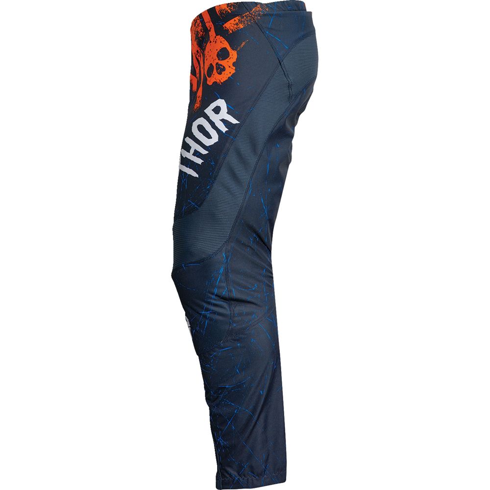 Thor Sector Gnar Youth Trouser Midnight / Orange - FREE UK Shipping, FREE 365 Day Returns | Moto Central