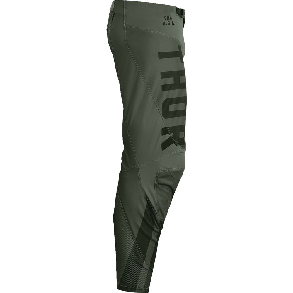 Thor Pulse Combat Youth Trouser Army Green / Black - FREE UK Shipping, FREE 365 Day Returns | Moto Central