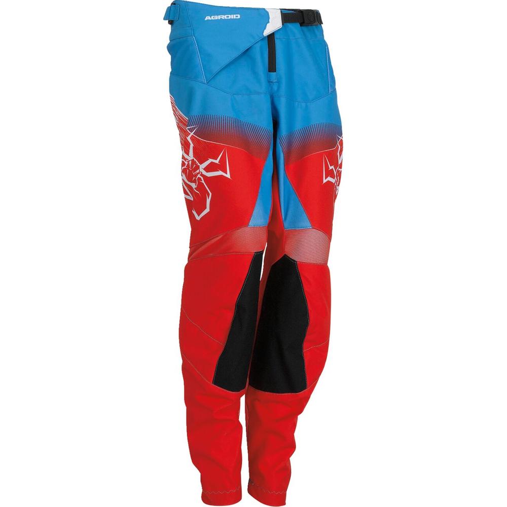 Moose Racing Agroid Youth Trouser Red / White / Blue