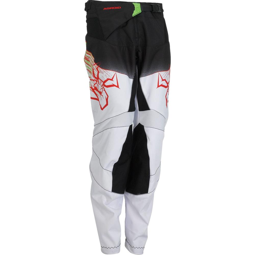 Moose Racing Agroid Youth Trouser Green / Red / Black