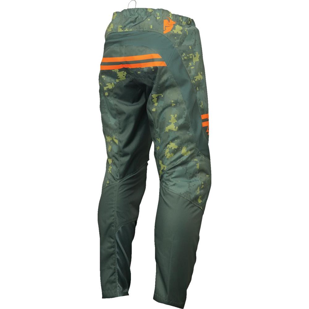 Thor Sector DIGI Youth Trouser Grey / Green - FREE UK Shipping, FREE 365 Day Returns | Moto Central