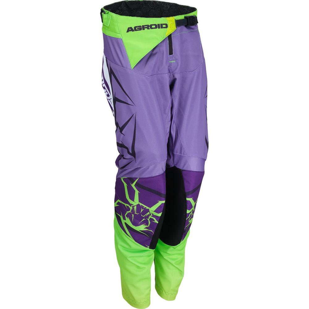 Moose Racing Agroid Youth Mesh Trouser Purple / White