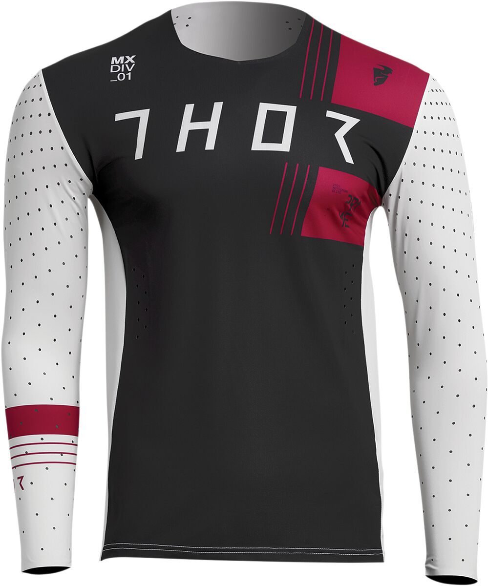 Thor Prime Strike Jersey White / Maroon