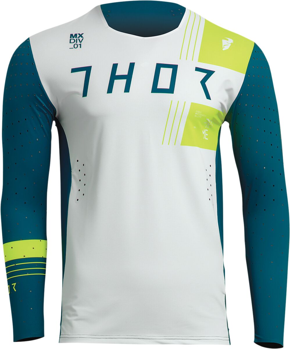 Thor Prime Strike Jersey Acid / Teal / White