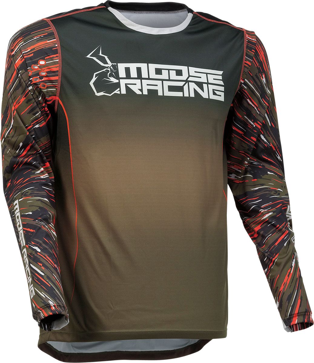 Moose Racing Agroid Jersey Olive / Orange