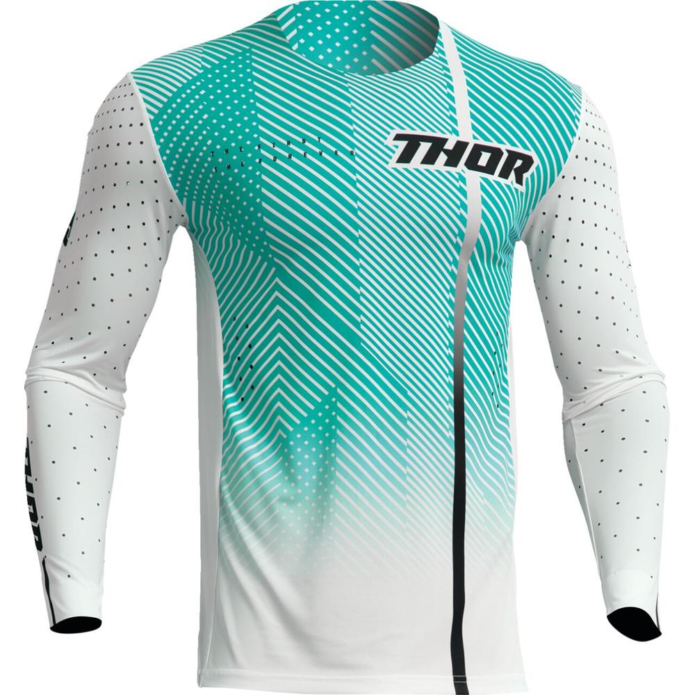 Thor Prime Tech Jersey Teal / White