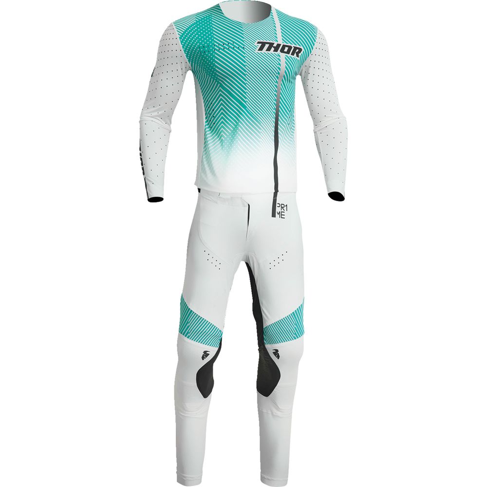 Thor Prime Tech Jersey Teal / White