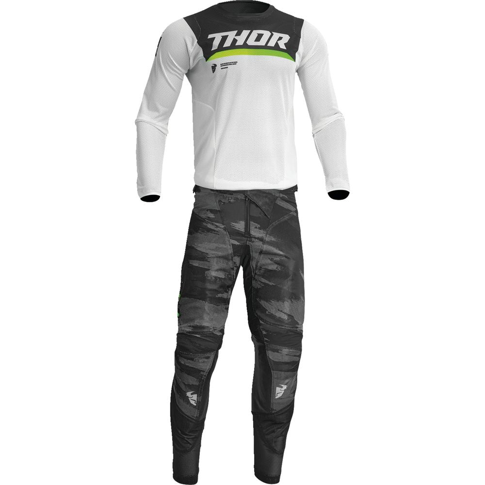 Thor Pulse Air Cameo Jersey White - FREE UK Shipping, FREE 365 Day Returns | Moto Central