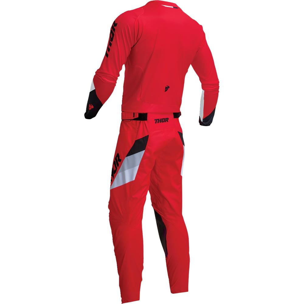 Thor Pulse Tactic Jersey Red - FREE UK Shipping, FREE 365 Day Returns | Moto Central