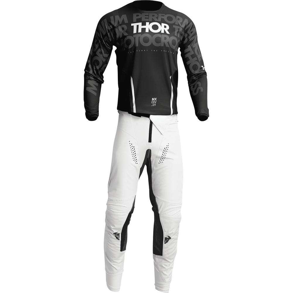 Thor Pulse Mono Jersey Black / White