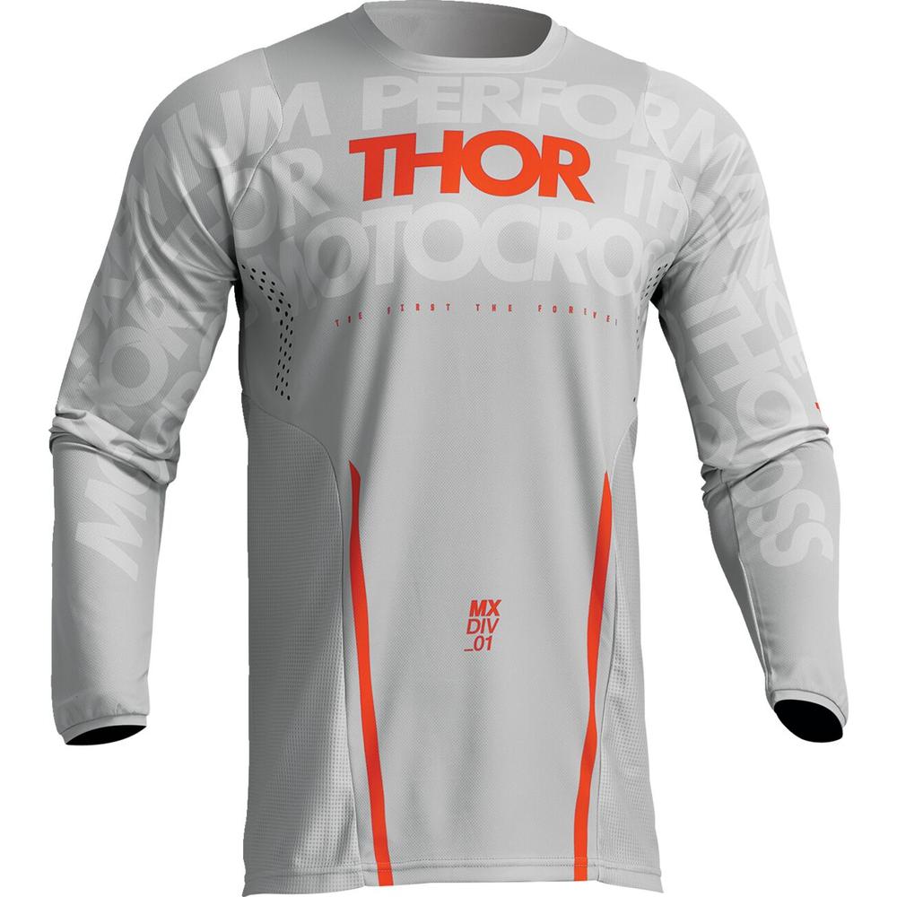 Thor Pulse Mono Jersey Grey / Orange