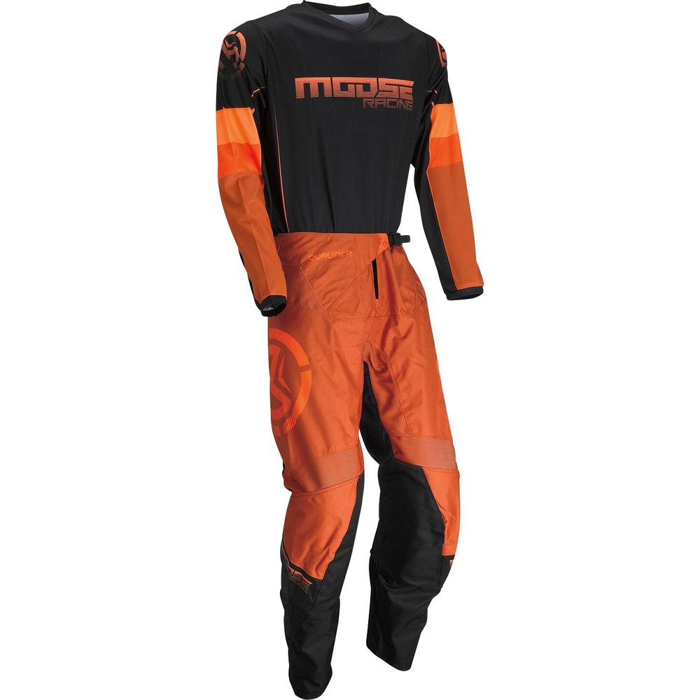 Moose Racing Qualifier MX Jersey Orange / Grey - FREE UK Shipping, FREE 365 Day Returns | Moto Central