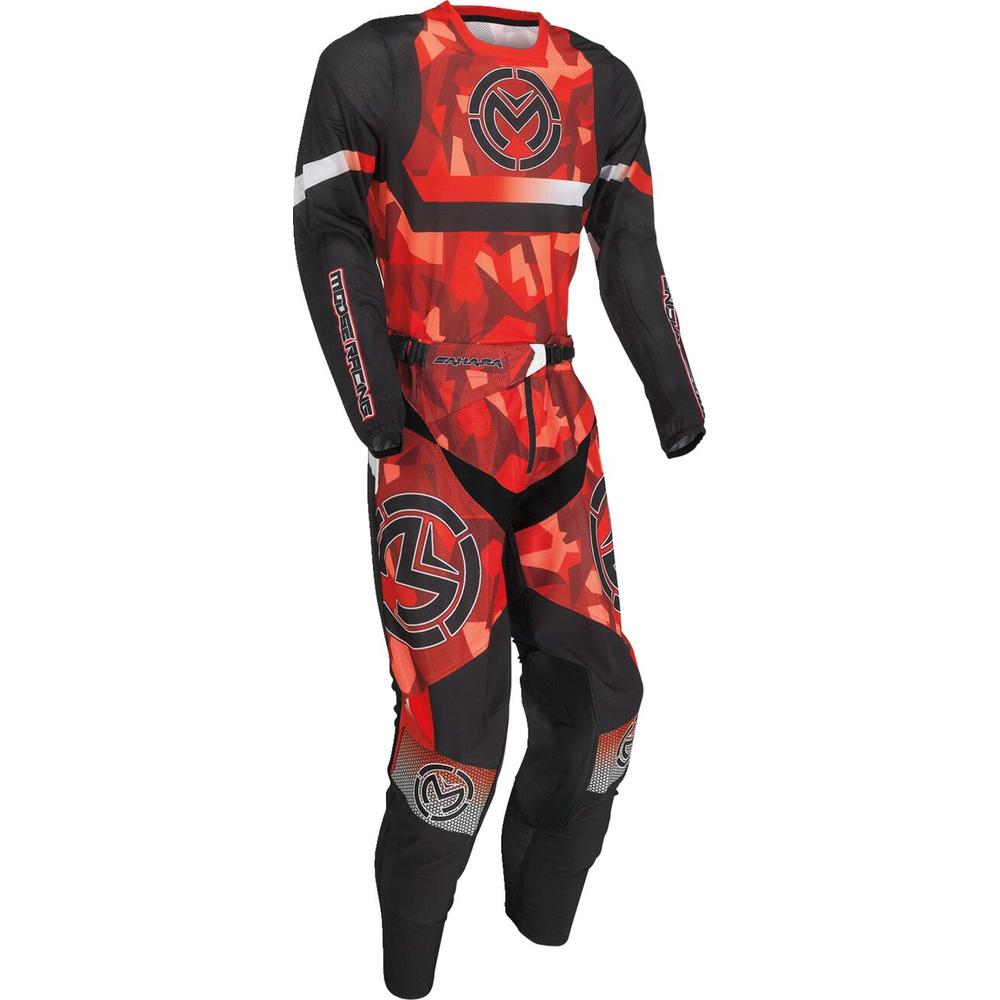 Moose Racing Sahara Jersey Red / Black - FREE UK Shipping, FREE 365 Day Returns | Moto Central