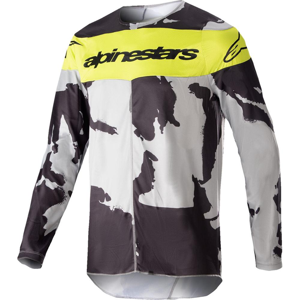 Alpinestars Racer Tactical MX Jersey Camo Grey / Yellow