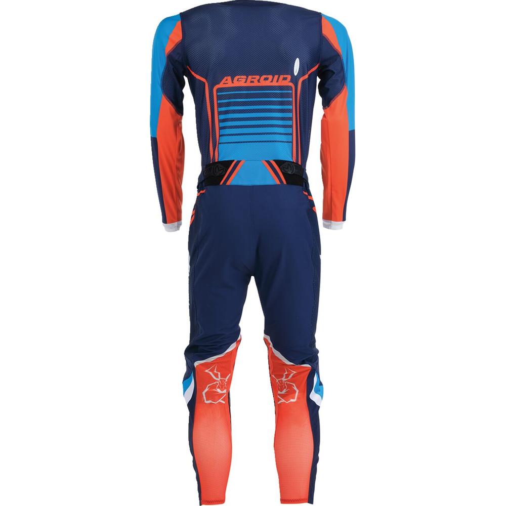 Moose Racing Agroid Jersey Blue / Orange - FREE UK Shipping, FREE 365 Day Returns | Moto Central