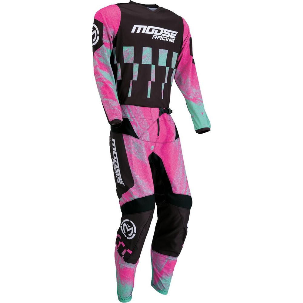 Moose Racing Qualifier MX Jersey Pink / Teal