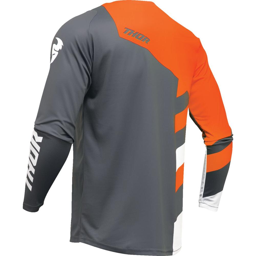 Thor Sector Checker Jersey Charcoal / Orange