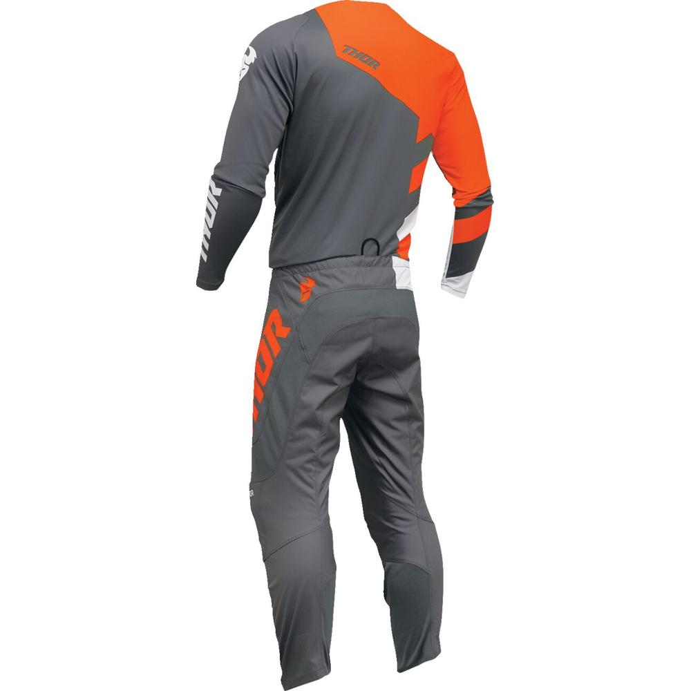 Thor Sector Checker Jersey Charcoal / Orange