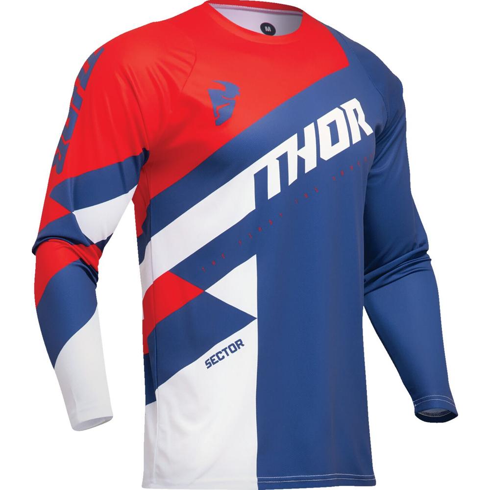 Thor Sector Checker Jersey Blue / Red