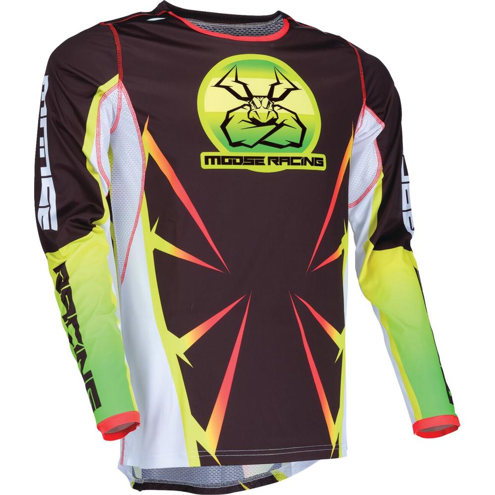 Moose Racing Agroid Jersey Black / Yellow / White