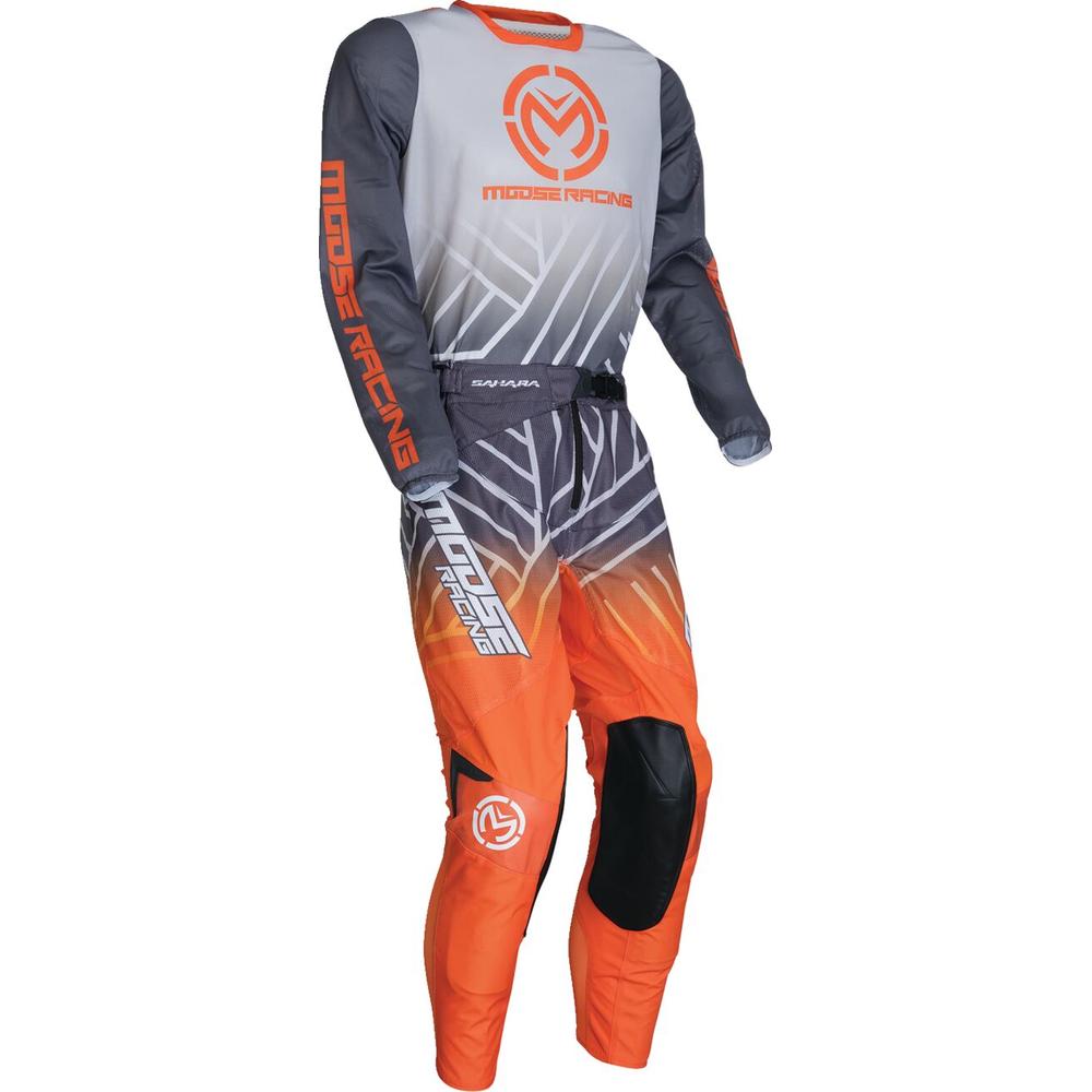 Moose Racing Sahara Jersey Grey / Orange