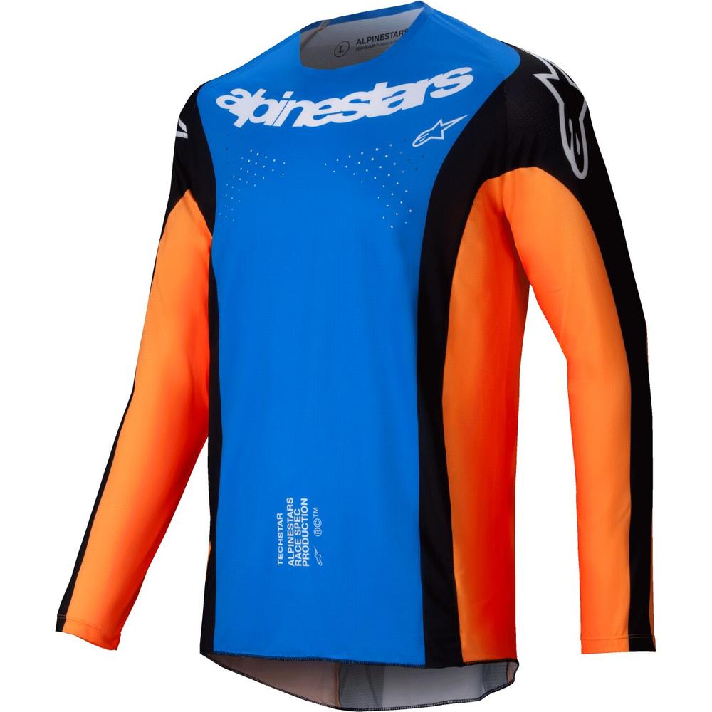 Alpinestars Techstar Melt MX Jersey Orange / Blue