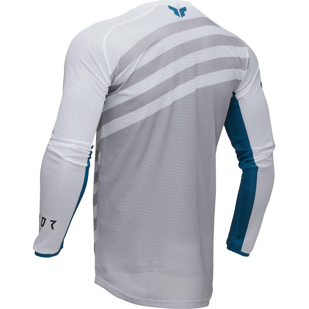 Thor Launchmode Vented Raid Jersey White / Grey