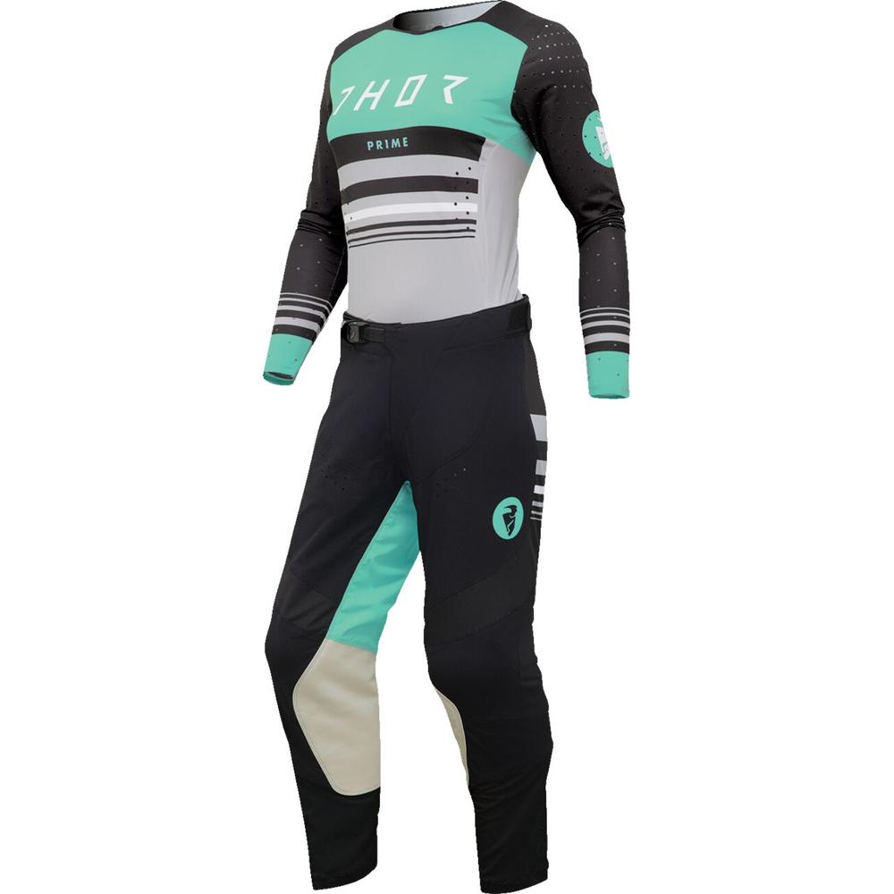 Thor Prime Blaze Ladies Jersey Black / Mint