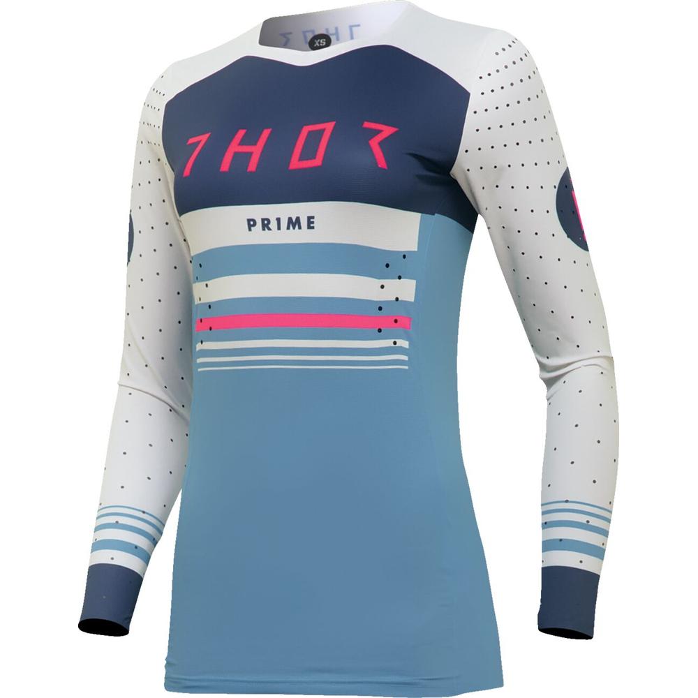 Thor Prime Blaze Ladies Jersey Black / White